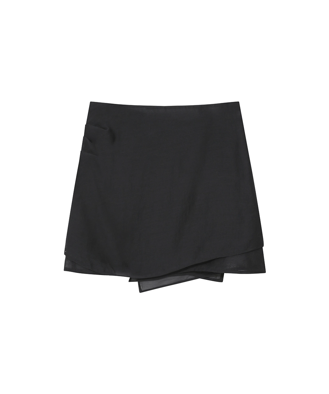미세키서울 [Exclusive] Sheer multi layer skirt BLACK 상품 이미지 2