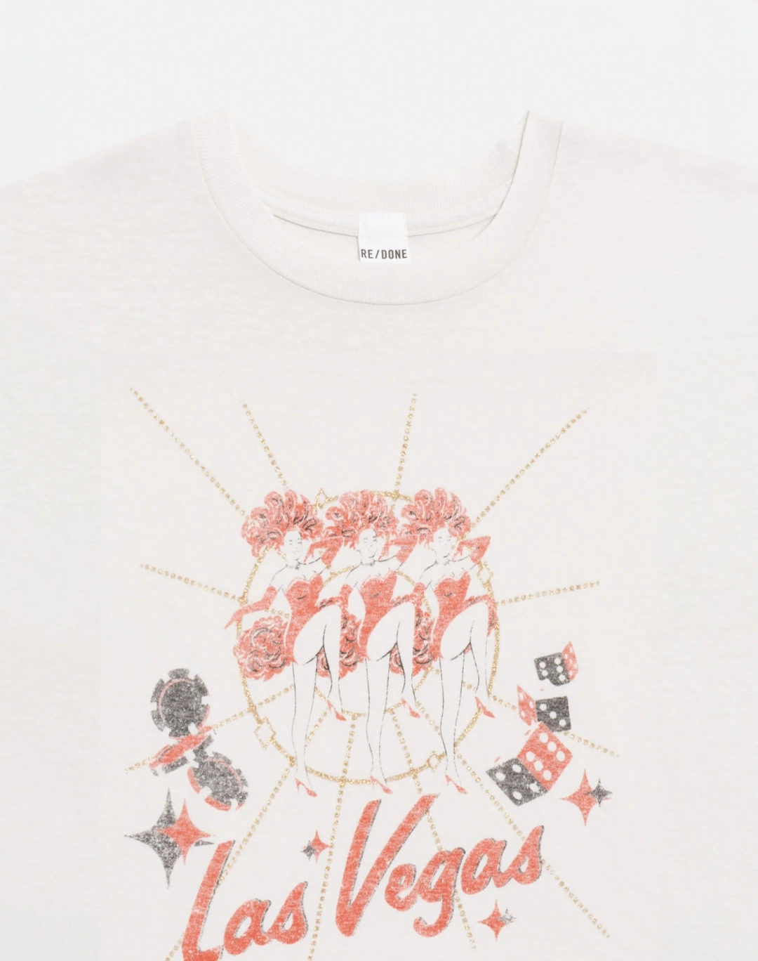 리던 Classic "Vegas" Tee - Vintage White 상품 이미지 3
