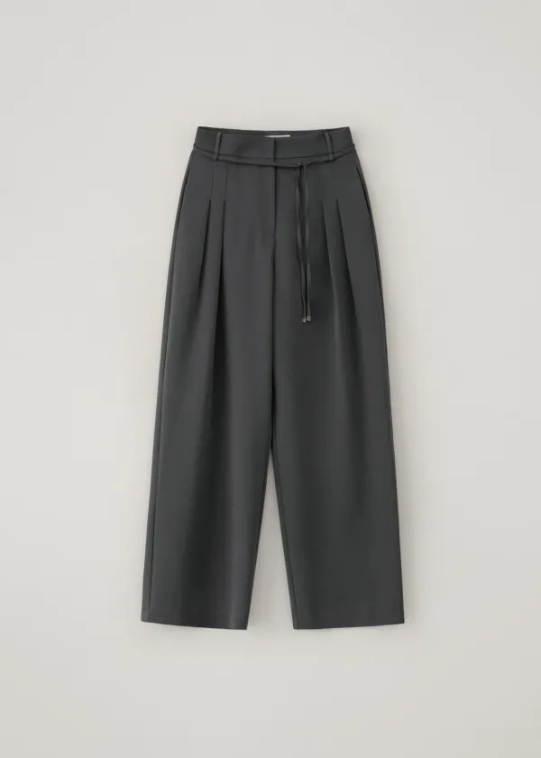 [7th-reorder] Orrin belt slacks (gray)