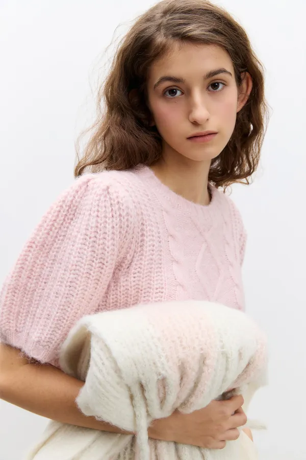 Sofy Knit Top / Pink