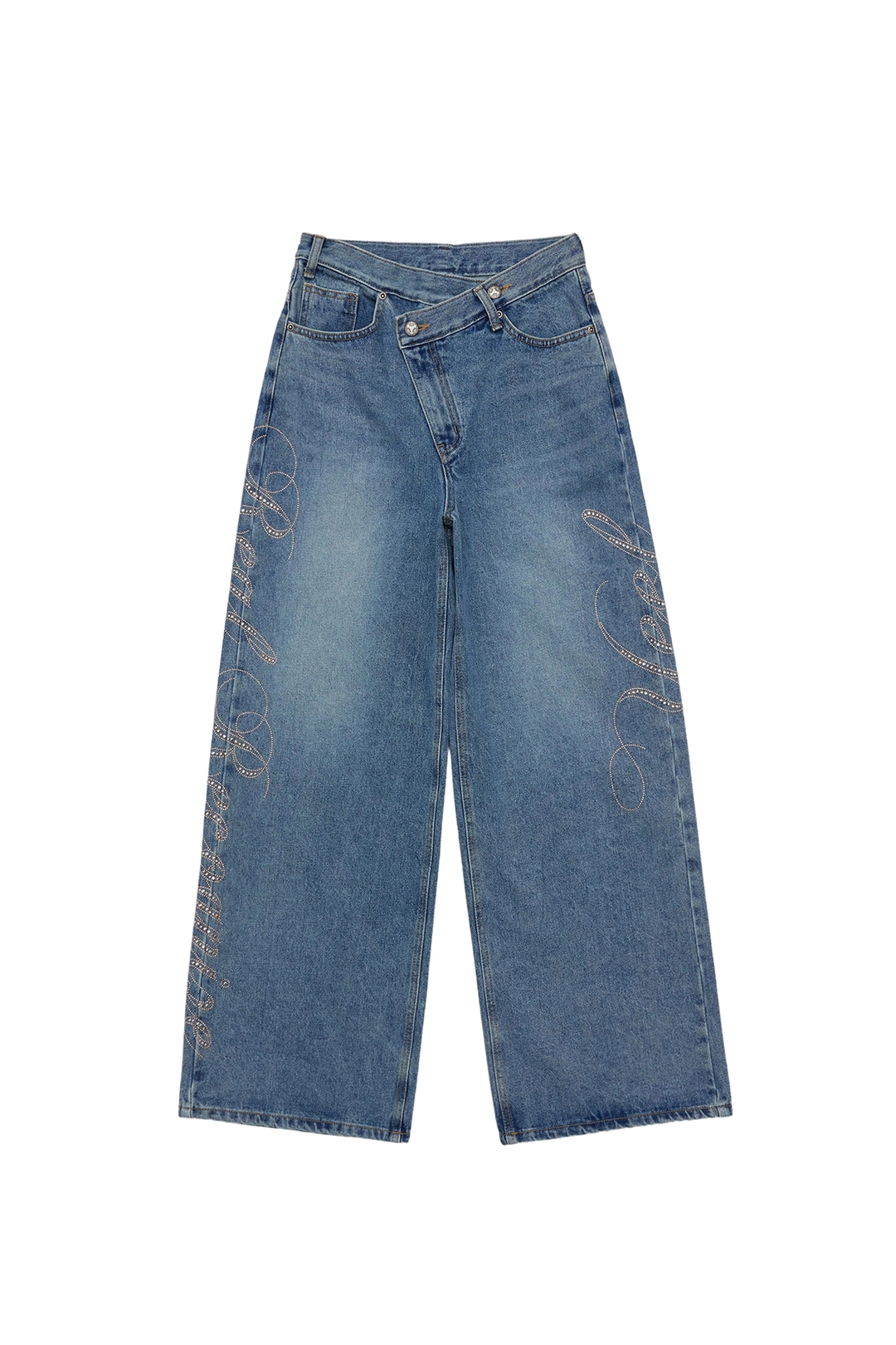 와이이이엘 YEEL SIDE CUBIC DENIM PANTS BLUE 상품 이미지 3