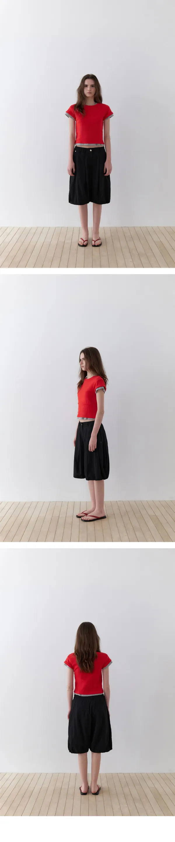 [Essential] Repeat Tee (Red)