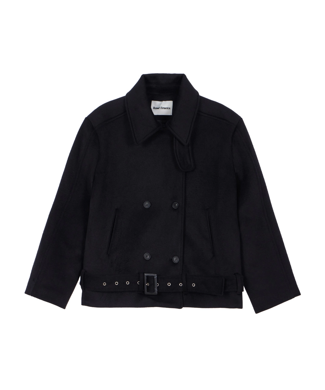 로제프란츠 Belt Half-neck Wool Jacket [Black] 상품 이미지 3