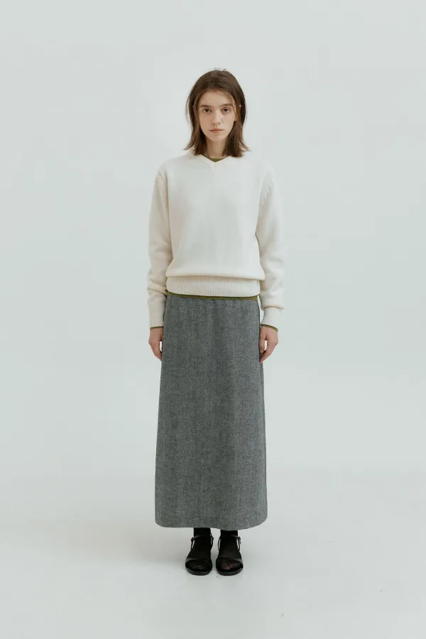 Siena Wool Maxi Skirt