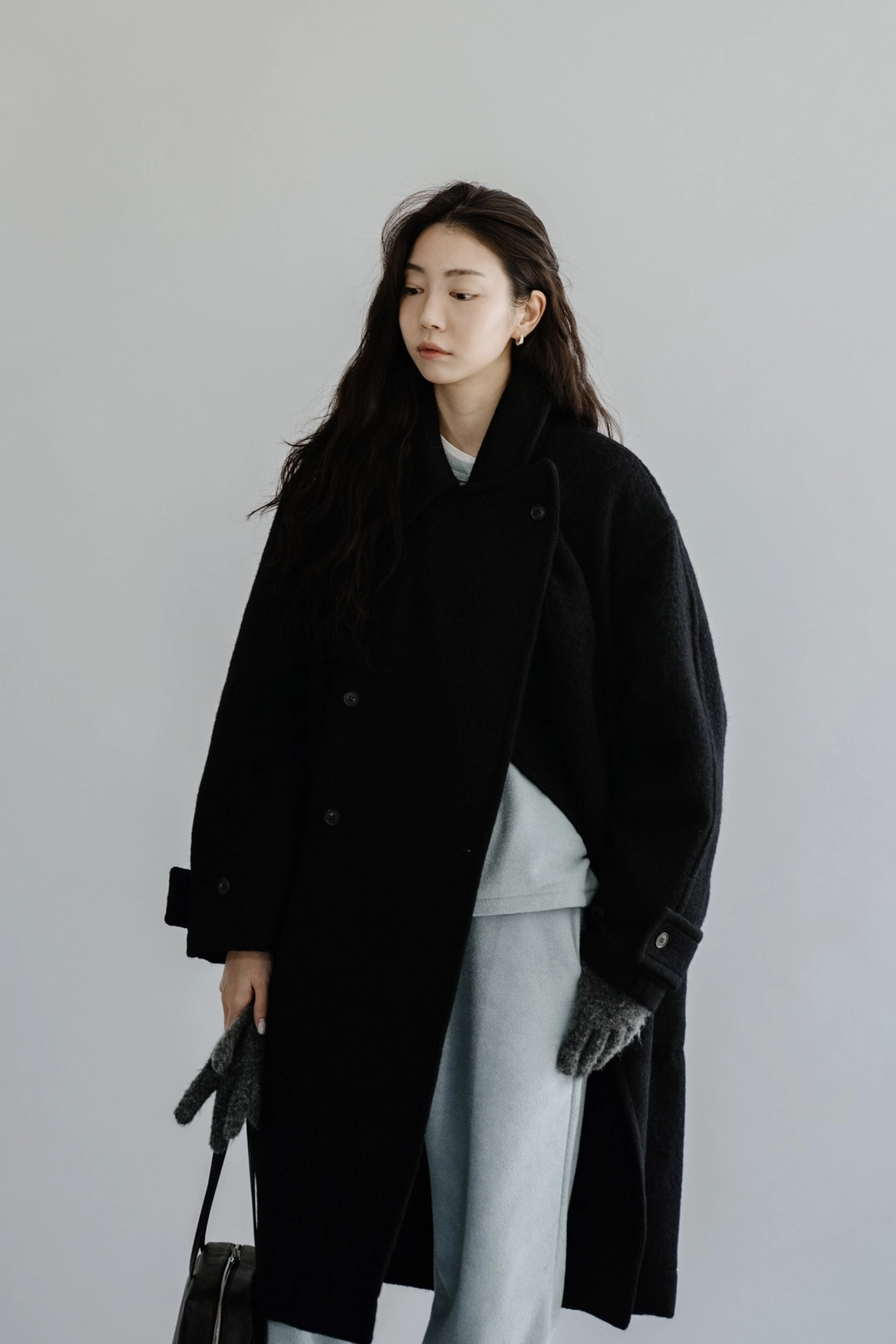 스앨더 25137_Lama double breasted coat 상품 이미지 2