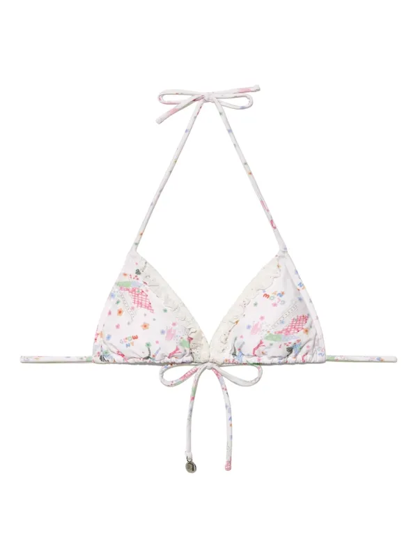 FRILL BIKINI TOP (UNICORN WISH)