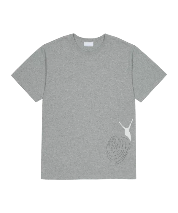 SNAIL T-SHIRT [MELANGE GREY]