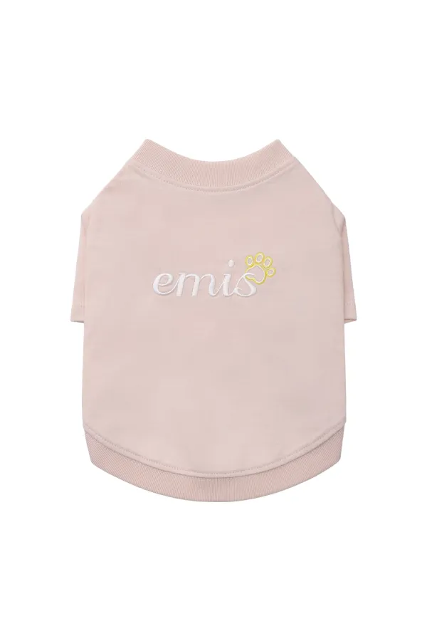 (PET) LETTERING LOGO T-SHIRT-PINK