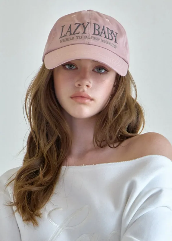Lazy Baby Vintage Washing Solid Ball Cap (6color)