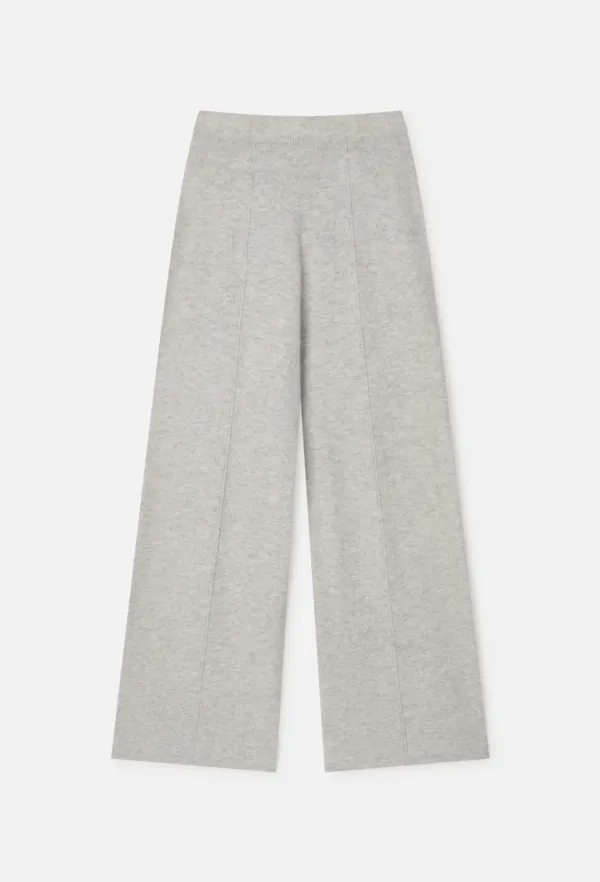 Cashmere Center Line Pants (Gray)