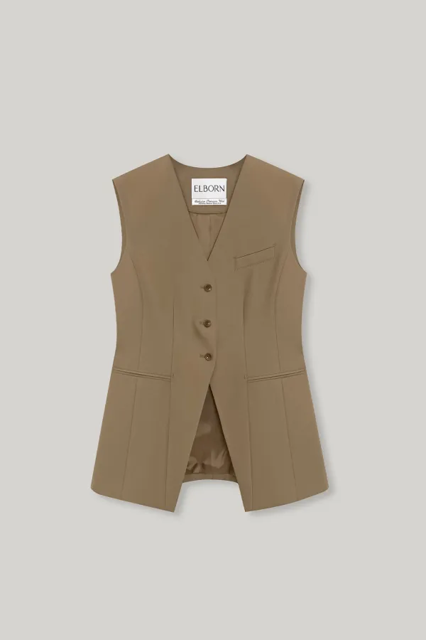Formed Wool Vest