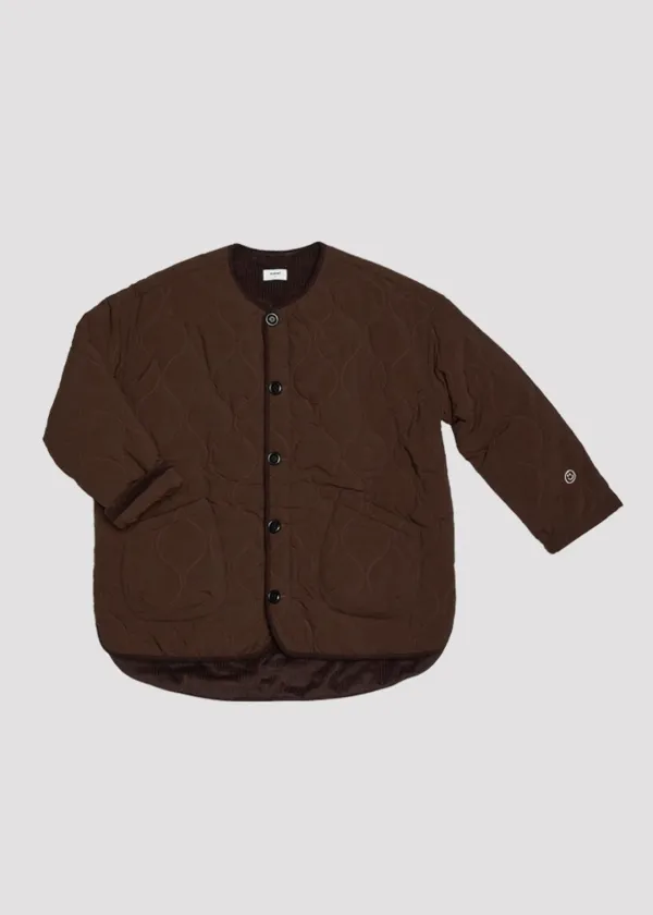 QUILTED JUMPER LOVE BROWN