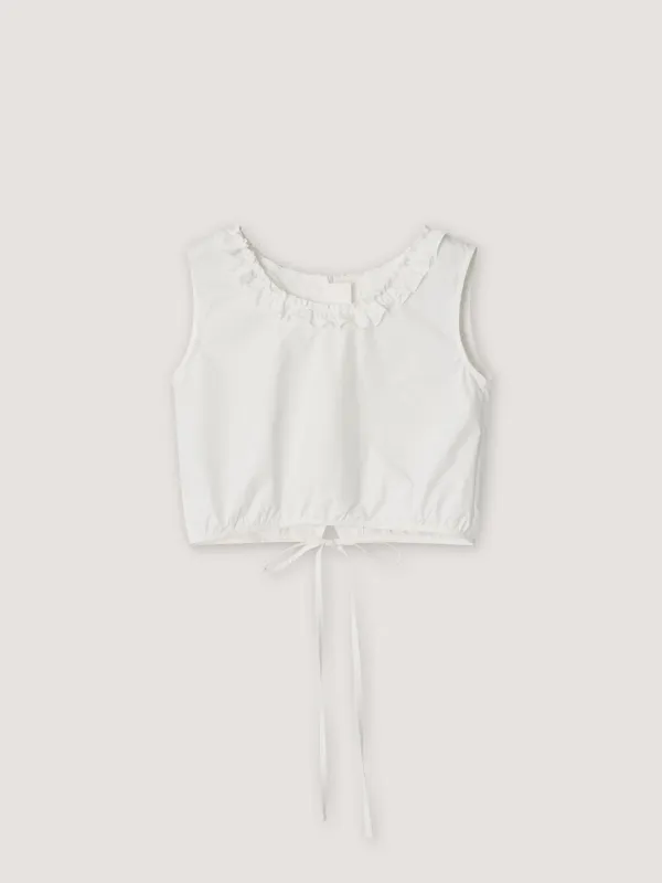 Sway Frill Blouse - Ivory
