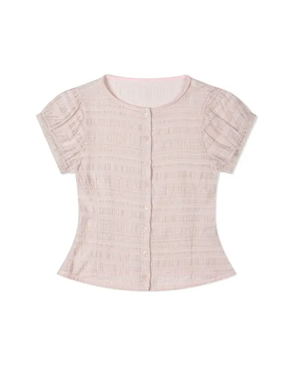 WRINKLE BLOUSE (5color,3size)