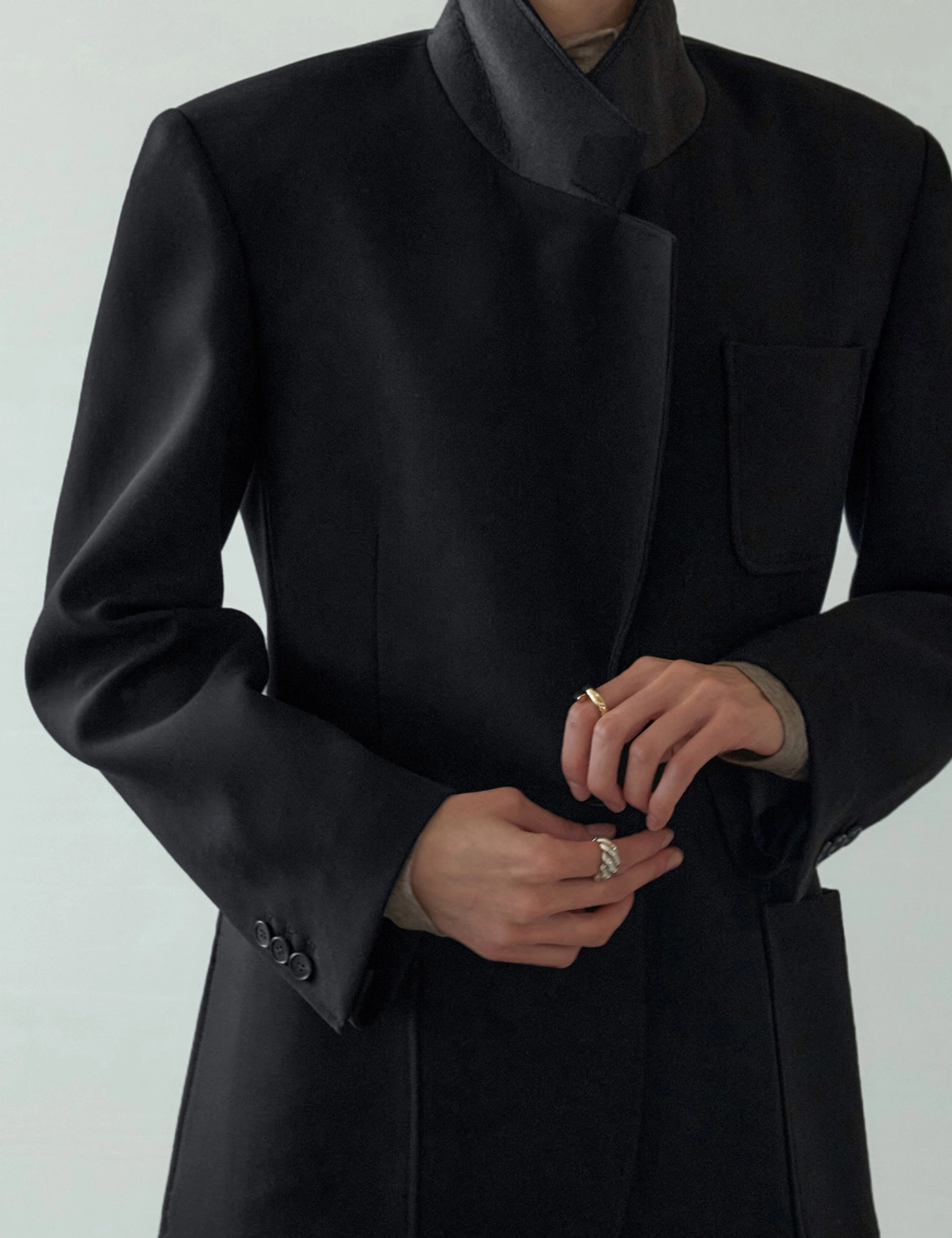 노미나떼 Forte Tailored Jacket (Black) 상품 이미지 3