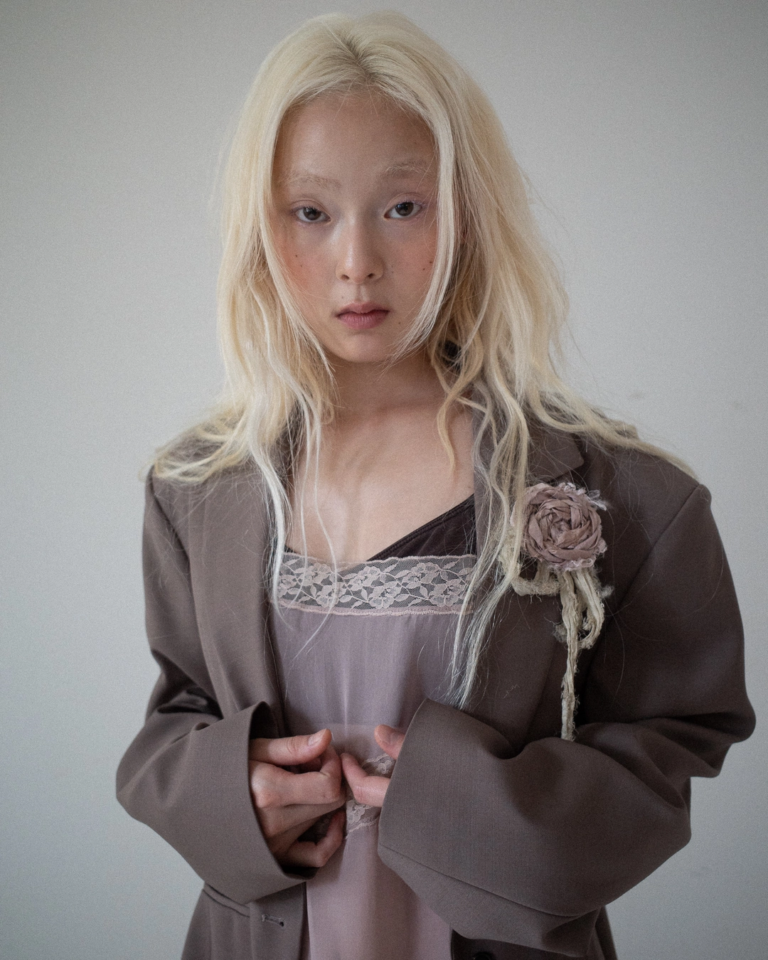 플레따 [2차] flétta Handmade Silk Rose Brooch 상품 이미지 2