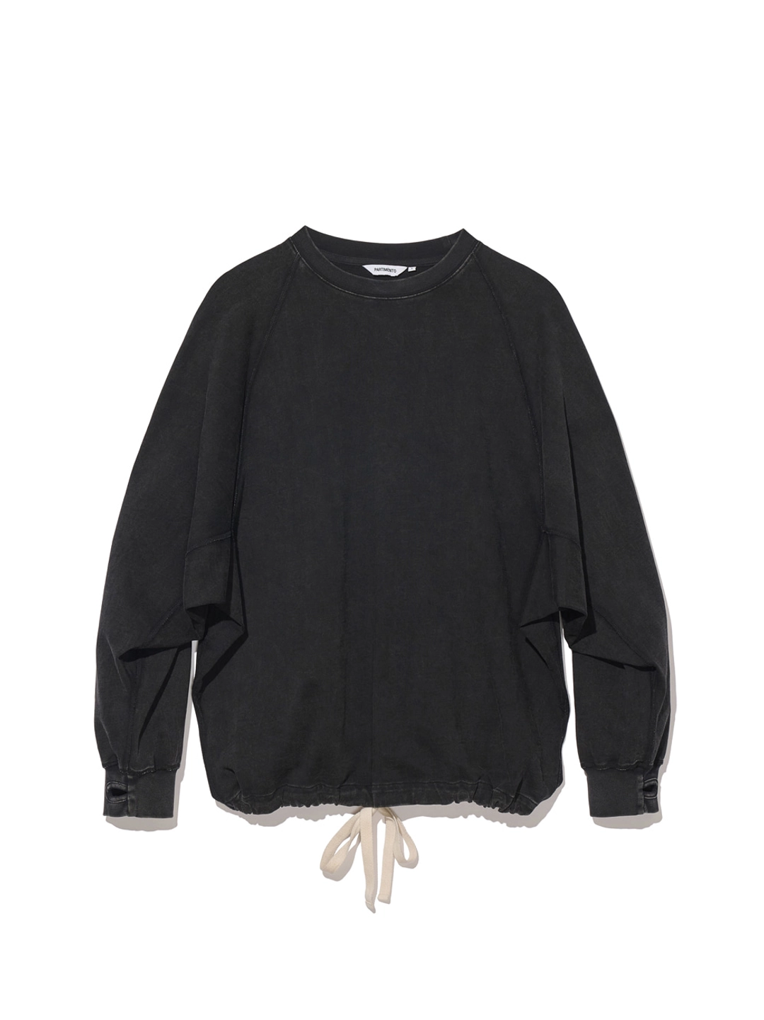 파르티멘토 Dolman Drawstring Long Sleeve_Black 상품 이미지 3
