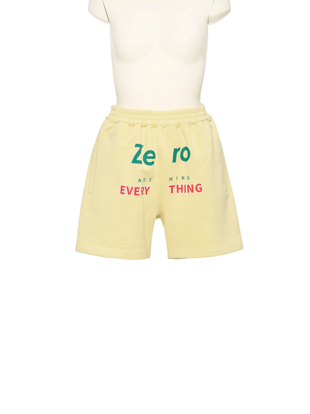 푸쉬버튼 FW25 ZERO YELLOW ZERO SWEATSHORTS 상품 이미지 1