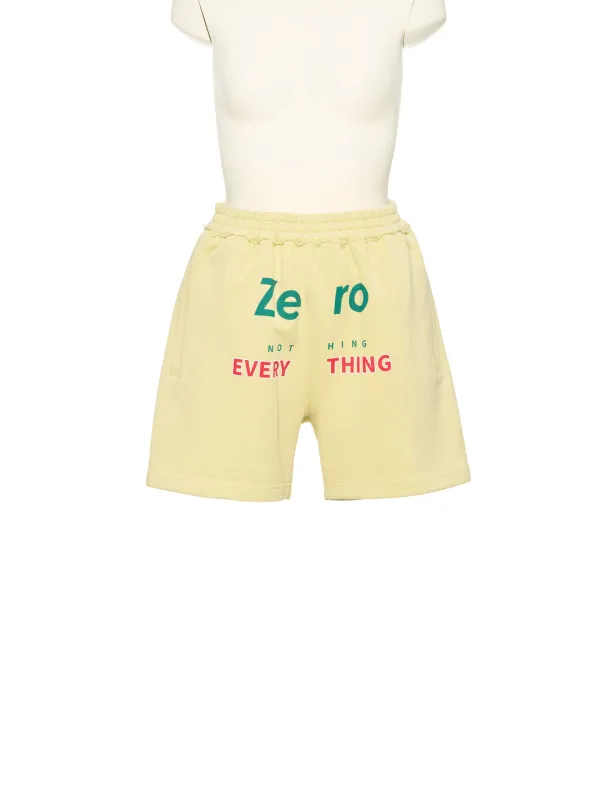 FW25 ZERO YELLOW ZERO SWEATSHORTS