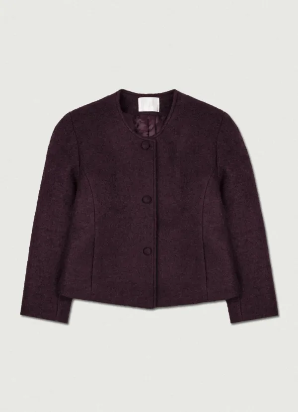 Leeds Tweed Padding [burgundy]