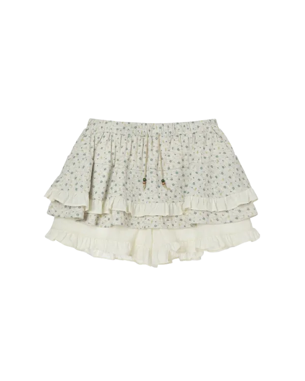 SKIRT MINI SHORTS [OATMEAL]