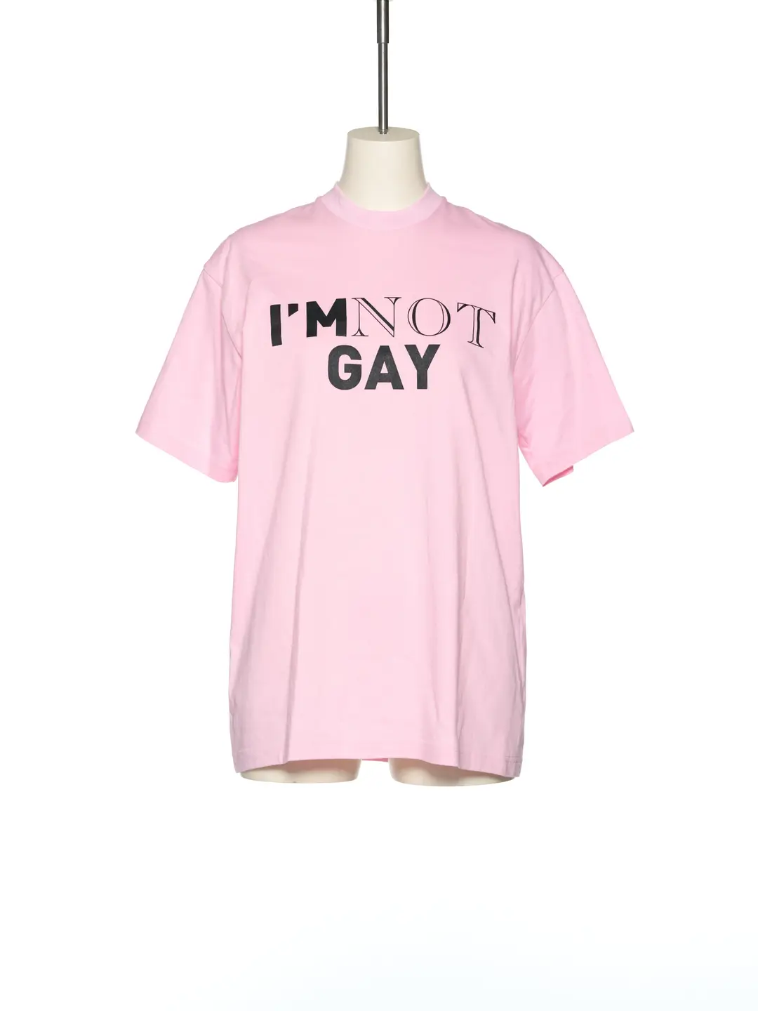 푸쉬버튼 PS25 PINK PRINTING BASIC T-SHIRT 상품 이미지 1