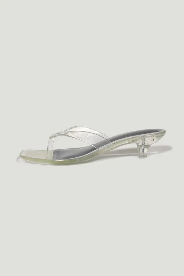 Clear Flip Heels