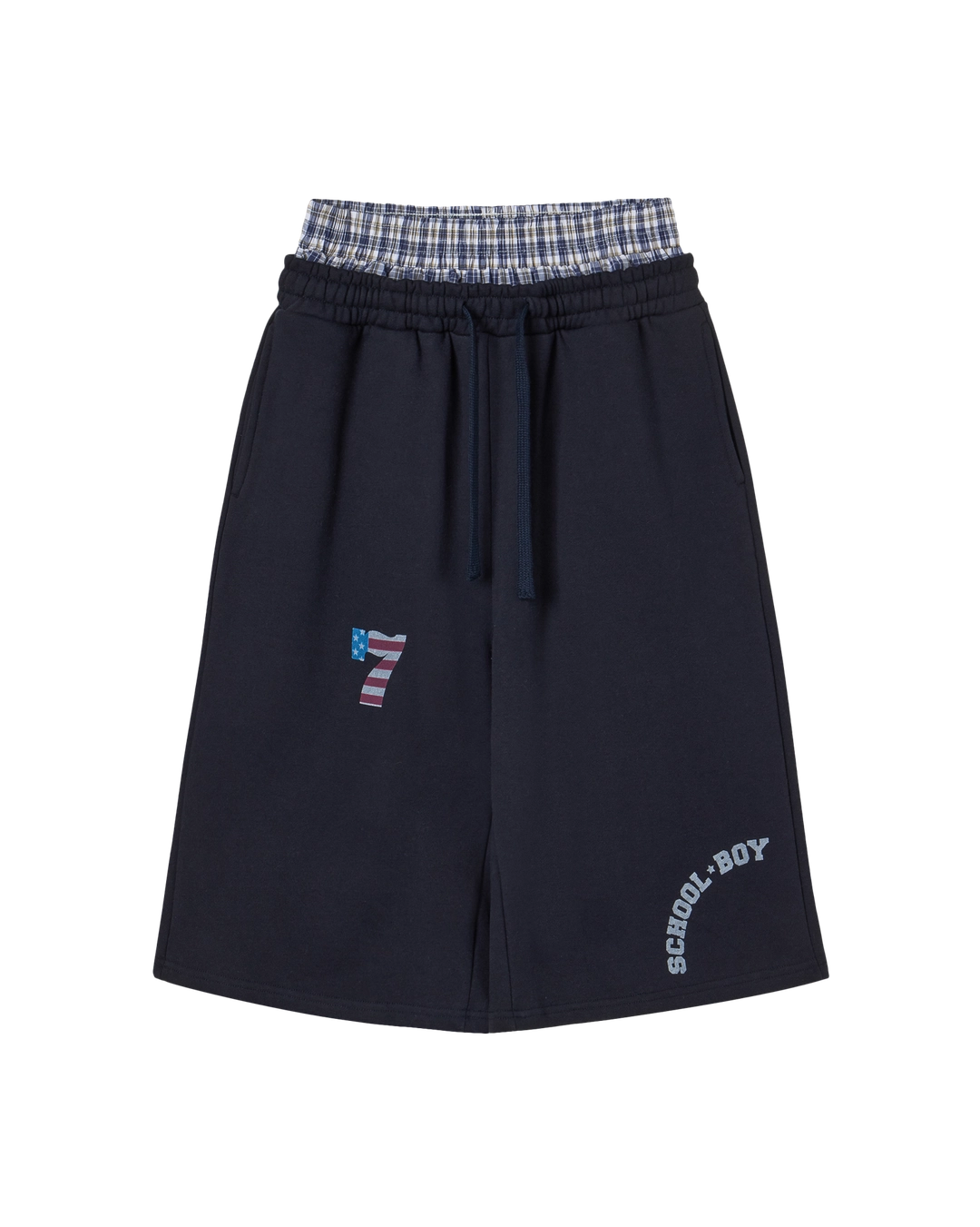에이이에이이 TRUNK LAYERED SWEATSHORTS [NAVY] 상품 이미지 2