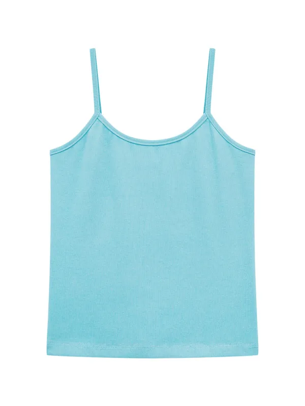 BASIC TWO-WAY TANK TOP (AQUA BLUE)