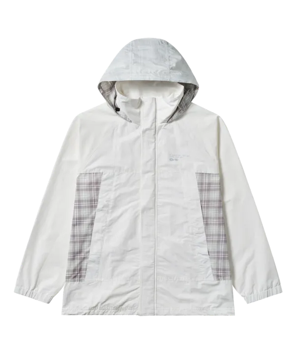 SAN SAN X b.E CHECK JACKET [WHITE]
