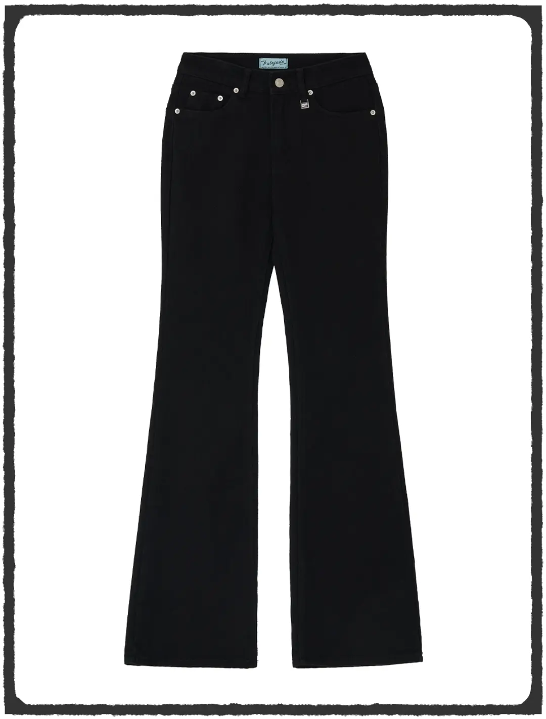 페일제이드 Black Cotton Bootcut Denim Jean 상품 이미지 3