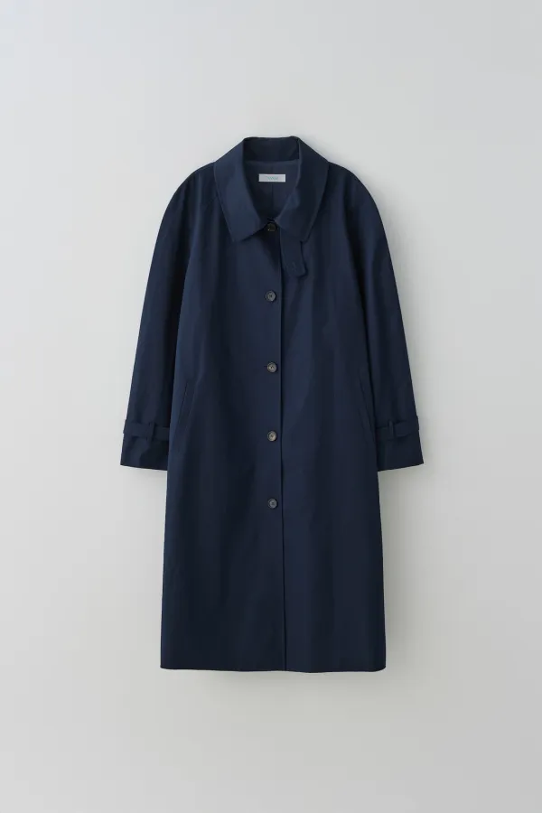 T/T Volume cotton trench coat	(navy)