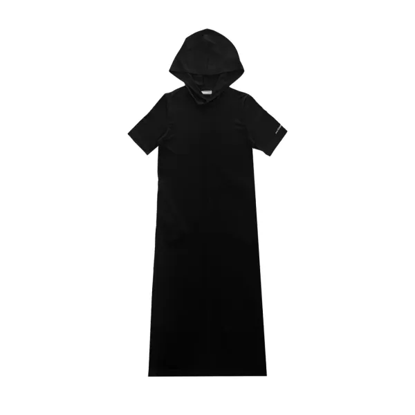 24-003 HOODIE DRESS (BLACK)