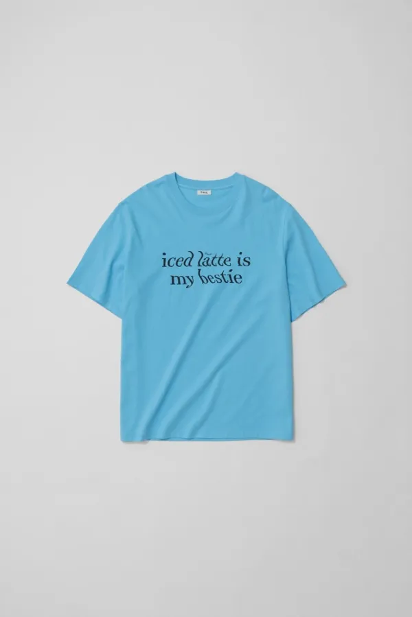 a latte t-sh (blue)