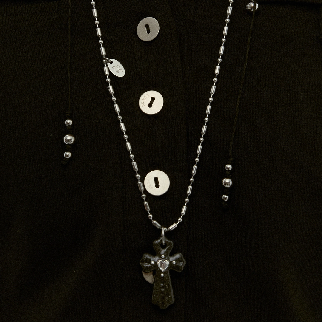 엔프프 agape necklace-black 상품 이미지 2