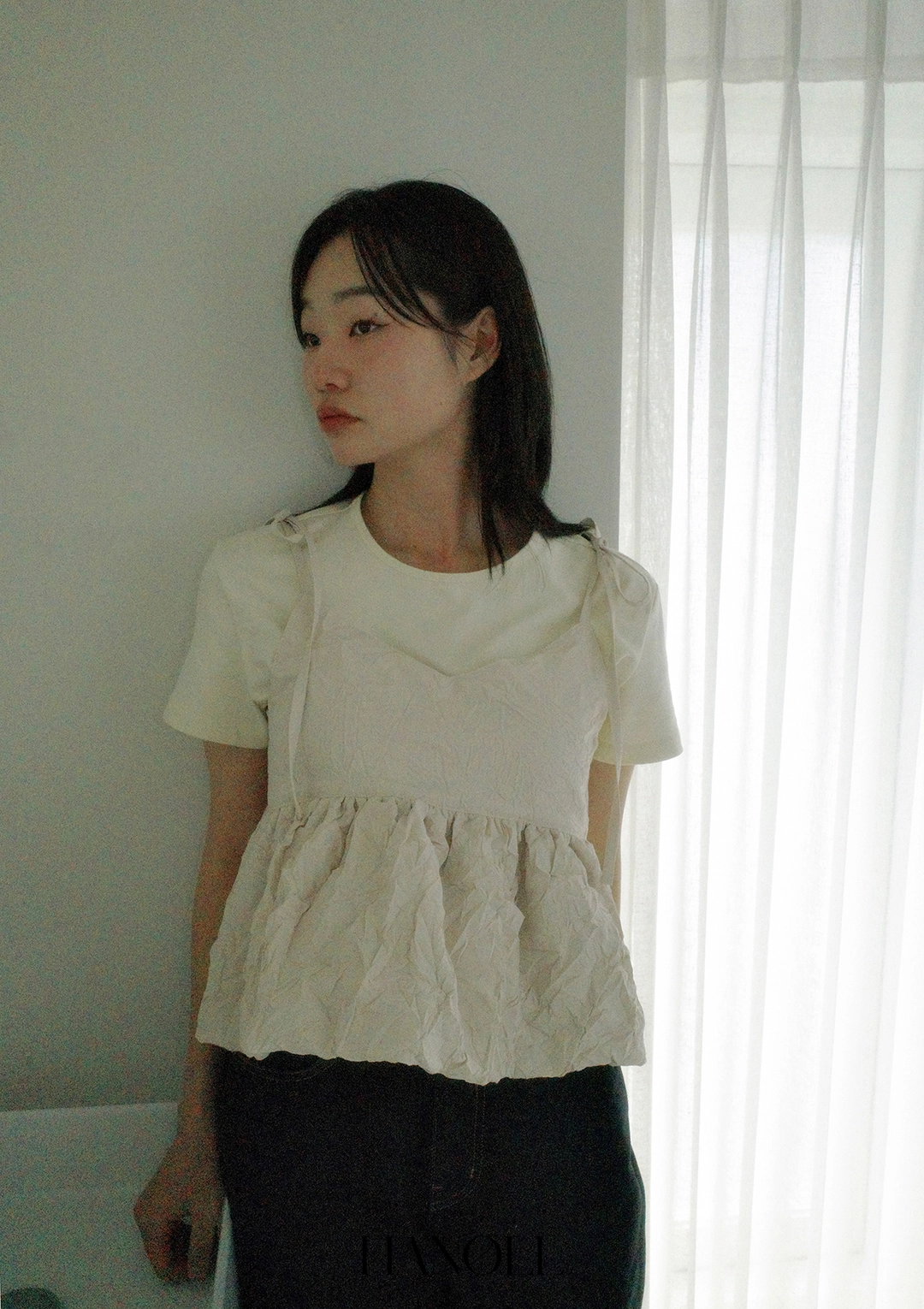한올 Balloon Bustier (Beige) 상품 이미지 2