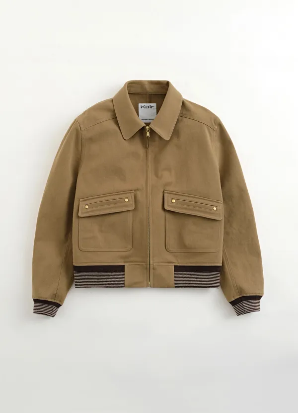 Kyra Washed Jacket (Beige)