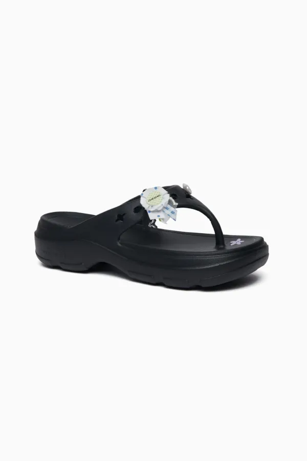 [6/2 예약배송] [X ROCKFISH] HAYDEN FLIPFLOP, BLACK