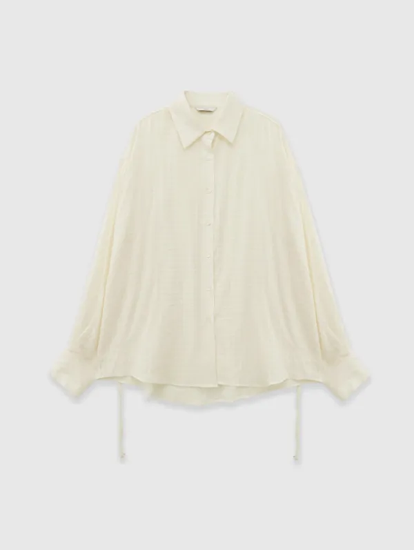Sand Jacquard Shirt (Cream)