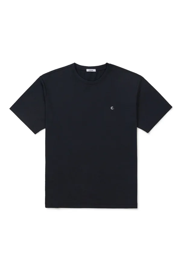 [26SM clove] Stretch Basic T-Shirt_Men (Black)