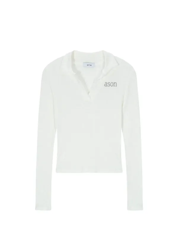 IVY COLLAR LONG SLEEVE / WHITE