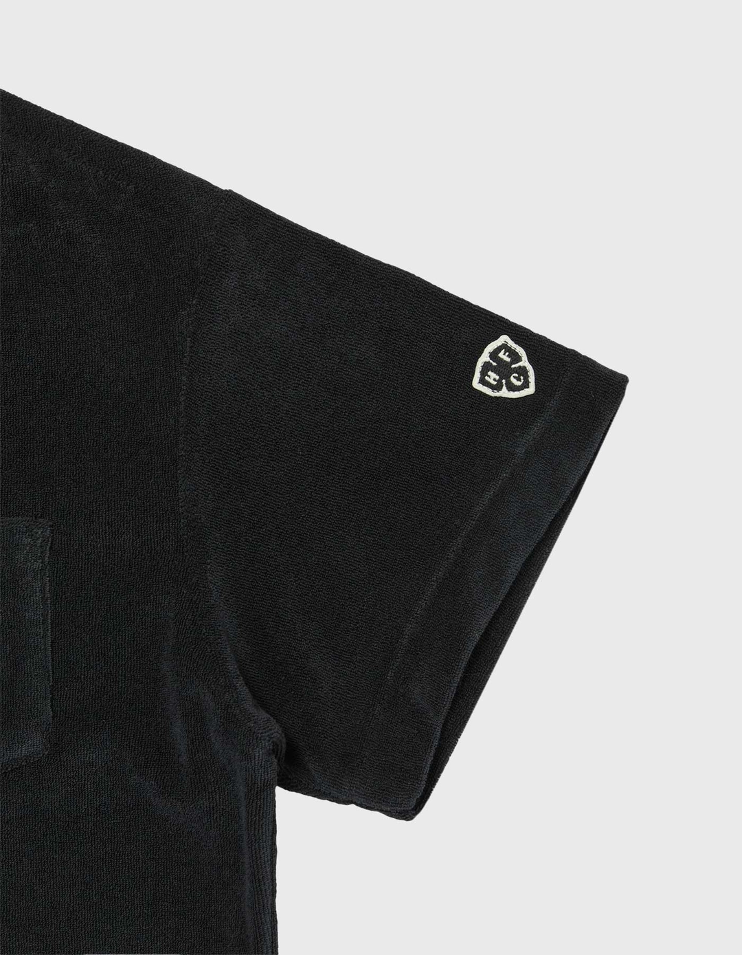 헤리티지플로스 CHILDREN TOWEL POCKET HALF-SLEEVE / Black 상품 이미지 3