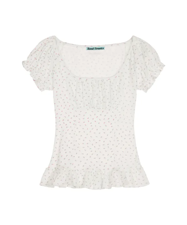 Baby Flower T-shirt [Cream]