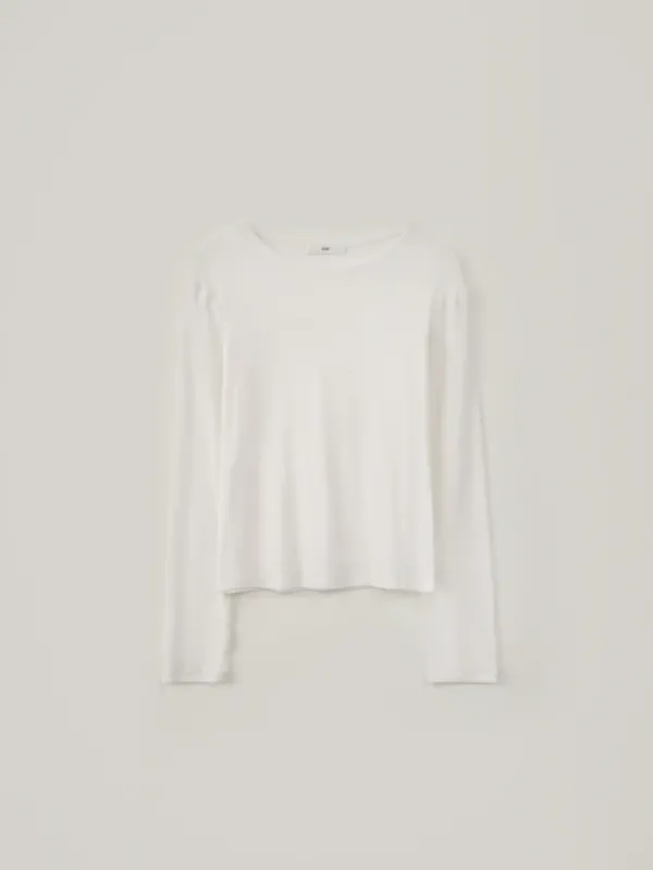 Fresh Cotton Long Top - White