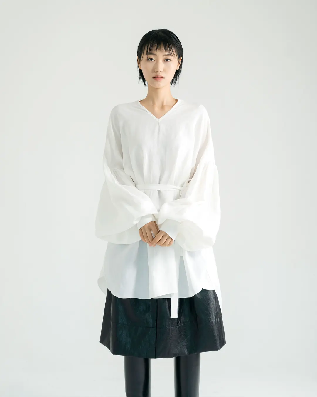 유노이아 shirring over blouse 상품 이미지 2