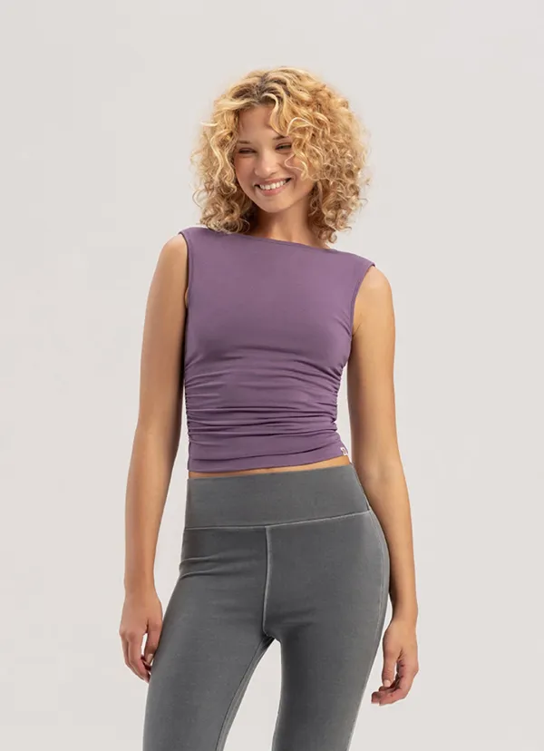 Bandha tank top_Grape Jam