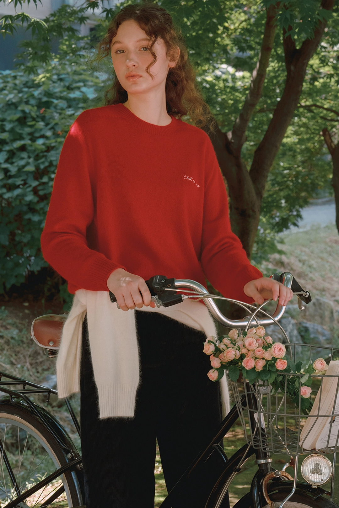 샤드라마 RACCOON WHOLE GARMENT KNIT [RED] 상품 이미지 2