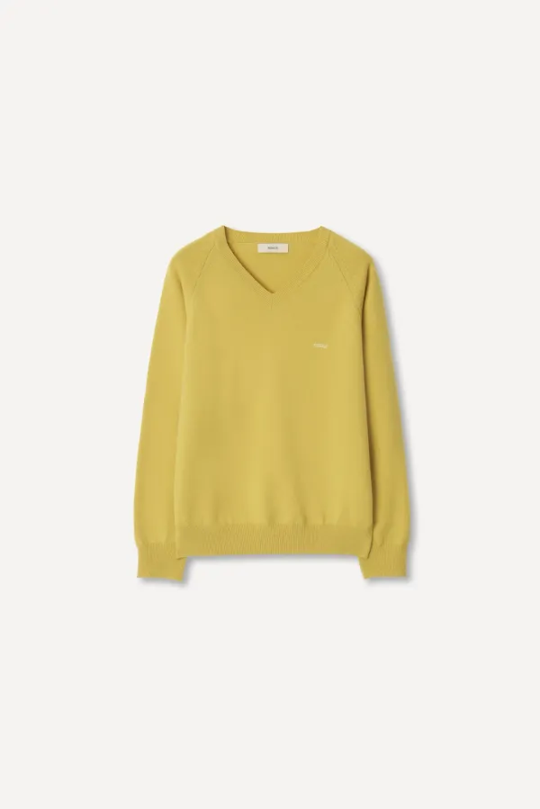 Post V-Neck Knit