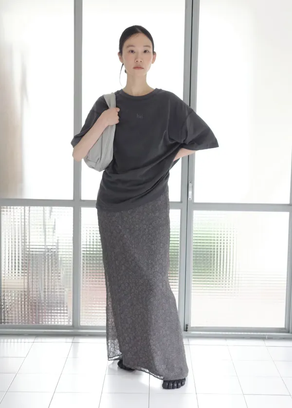 [ 5차 프리오더] PIGMENT OVER T  (SHAWL SET) [CHARCOAL]