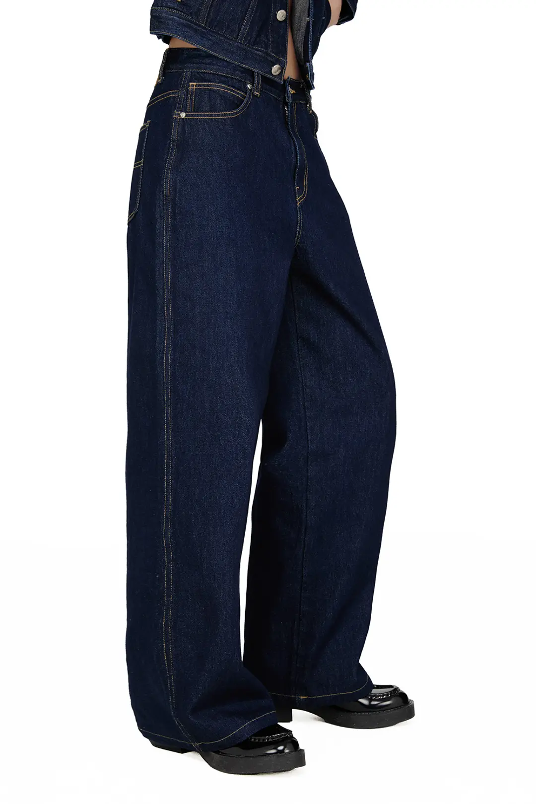 썬번프로젝트 LOW-RISE DENIM PANTS, INDIGO 상품 이미지 2